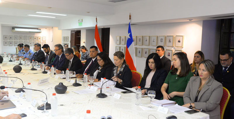 Paraguay y Chile fortalecen cooperación bilateral en el ámbito del problema de las drogas y el narcotráfico