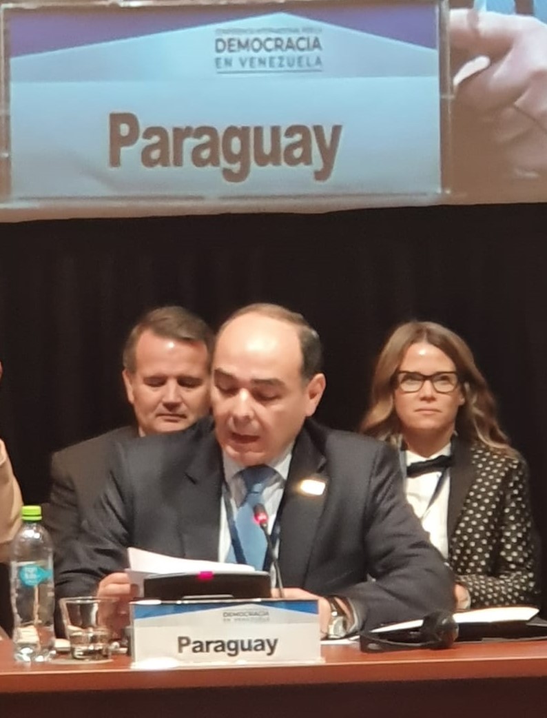 Paraguay reafirma compromiso con restauración de la democracia en Venezuela, en conferencia celebrada en Lima