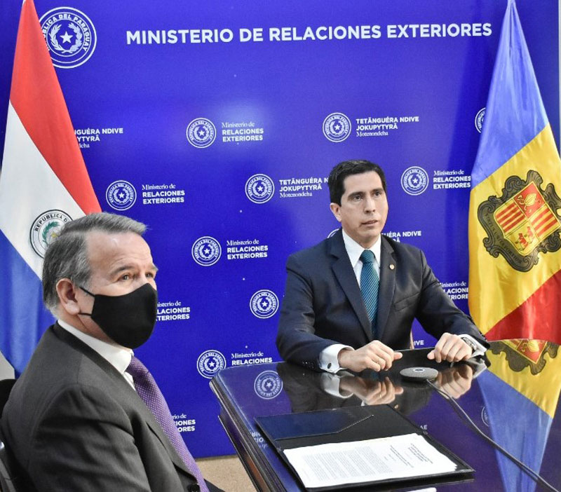 Paraguay y Andorra analizan políticas económicas y sociales en el marco de próxima Cumbre Iberoamericana