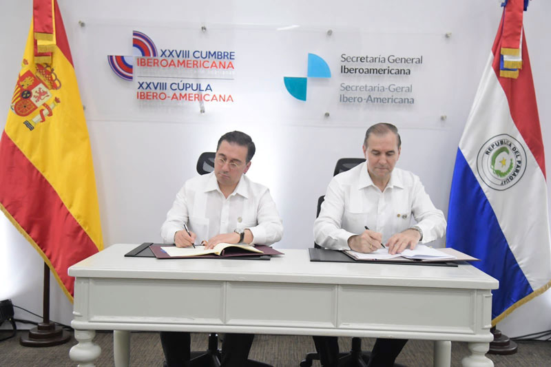 Cancilleres de Paraguay y el Reino de España firman convenio para evitar la doble imposición entre ambos países