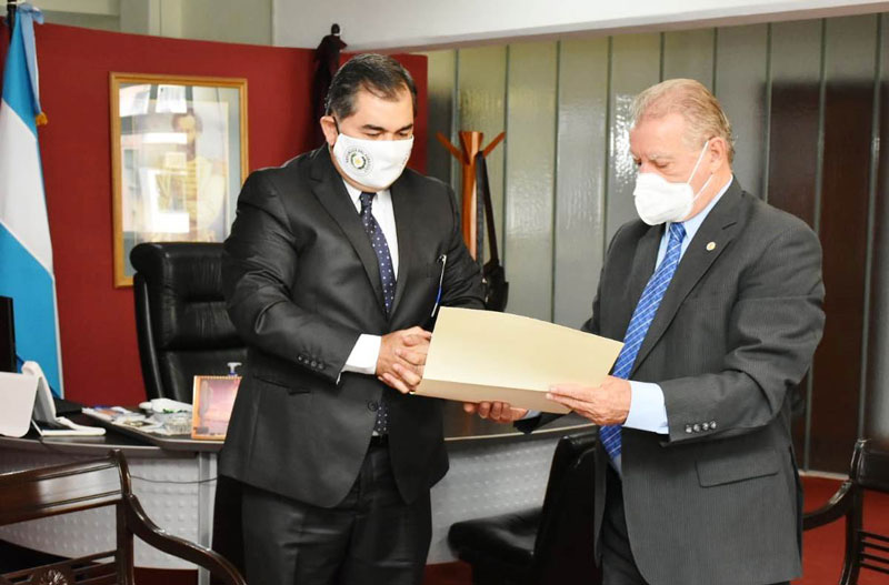 Cónsul en Salta presentó copia de Carta Patente a autoridades de la provincia
