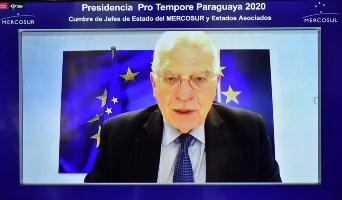 Borrell afirmó que el acuerdo UE-Mercosur es moderno, ambicioso, amplio y equilibrado