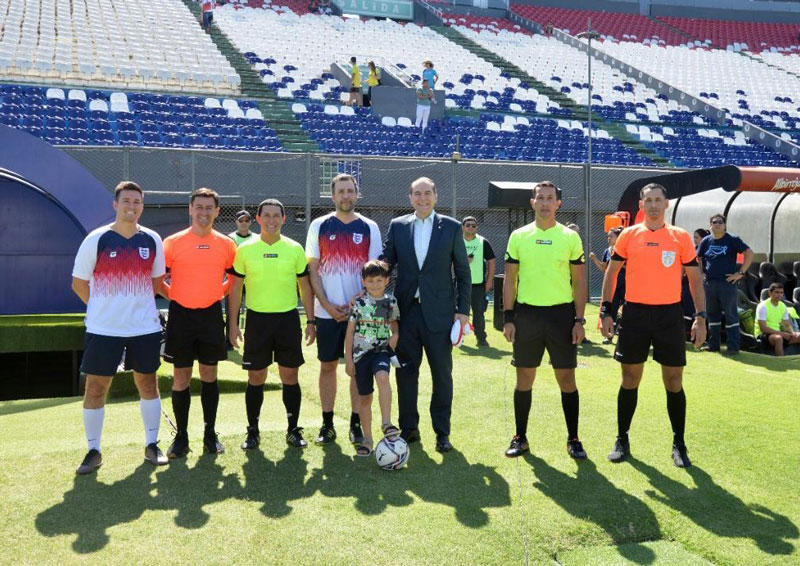 Canciller asistió a la apertura de la “Copa Mundial Diplomática” organizada por la Embajada Británica en Asunción