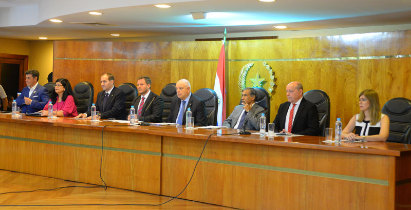 Canciller Nacional participa de apertura de seminario desarrollado con motivo de la visita académica al Paraguay del Presidente de la Corte IDH 