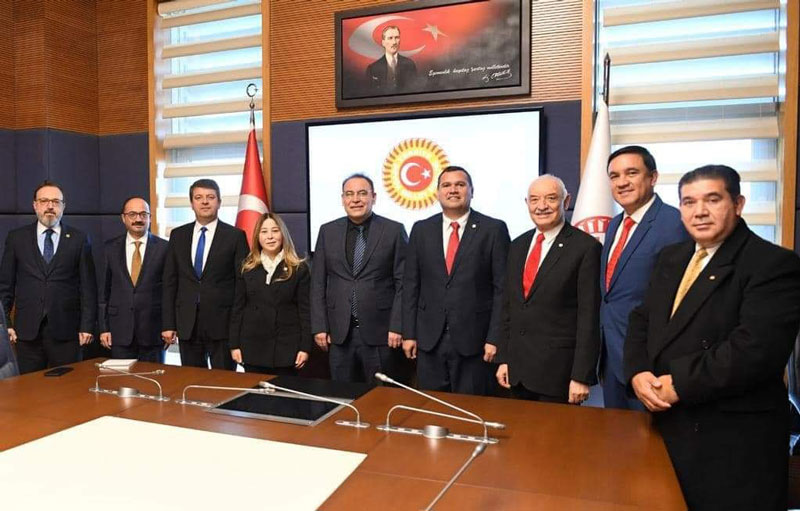 Coinciden en necesidad de establecer mecanismos de cooperación durante visita de Delegación Parlamentaria a Türkiye