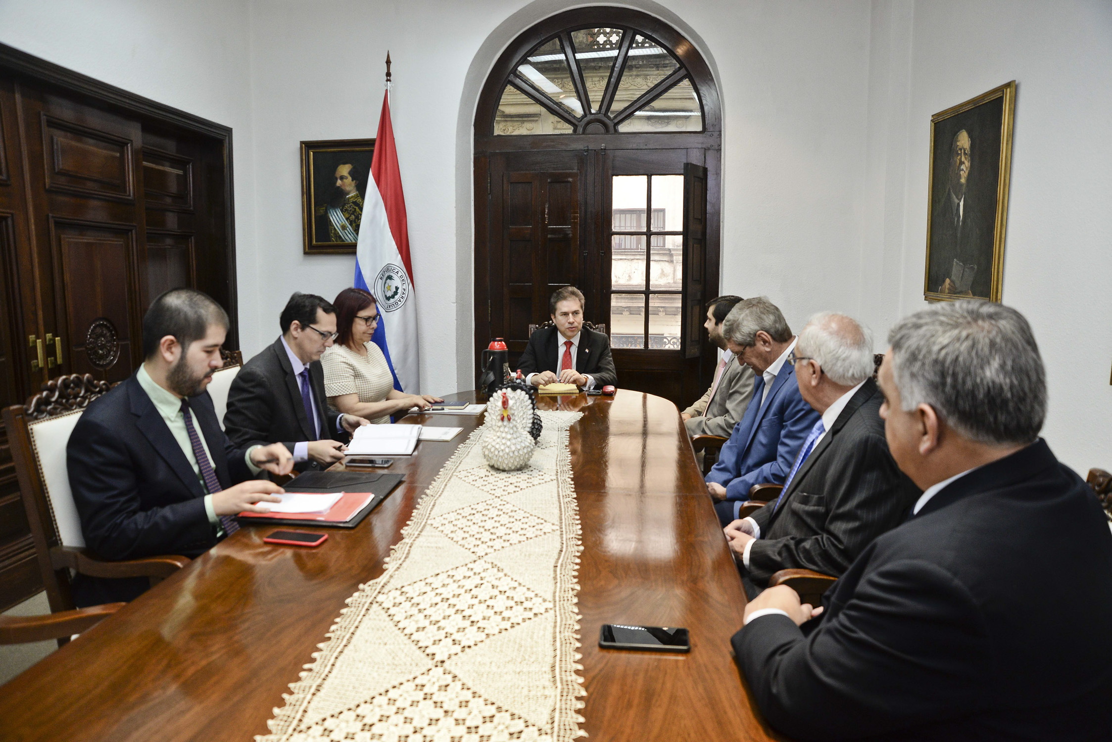 Reunión con Miembros de la Directiva de la Cámara Paraguaya de Carnes