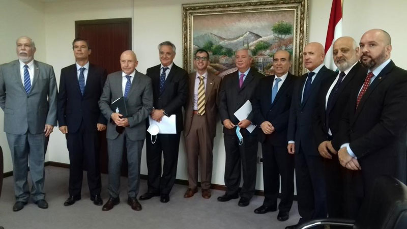 Jefes de misión en el Líbano solicitaron continuidad de las negociaciones con el MERCOSUR