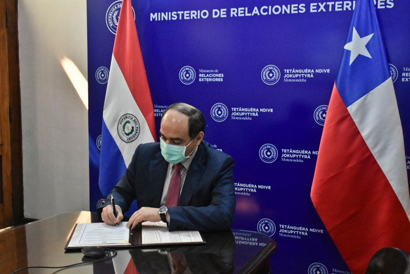 Las Cancillerías de Paraguay y Chile firman Memorándum de Entendimiento sobre Planificación Estratégica