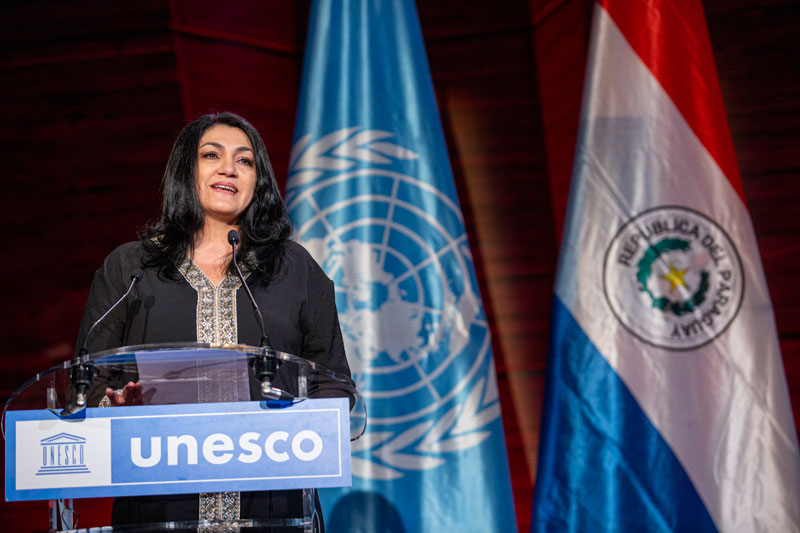 La Delegación Permanente de Paraguay ante la UNESCO presentó a Berta Rojas en concierto