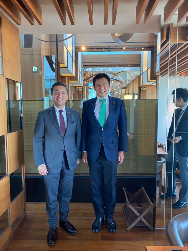 Embajador de Paraguay en Japón dialogó con Ministro de Estado para Relaciones Exteriores de Japón sobre estado de las relaciones bilaterales