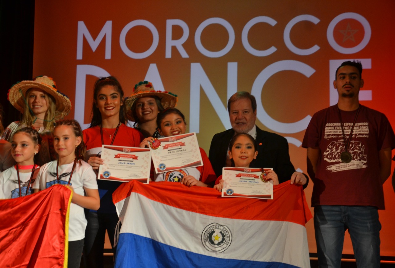 Paraguay obtuvo el primer puesto en la competencia internacional de danza realizada en Marruecos