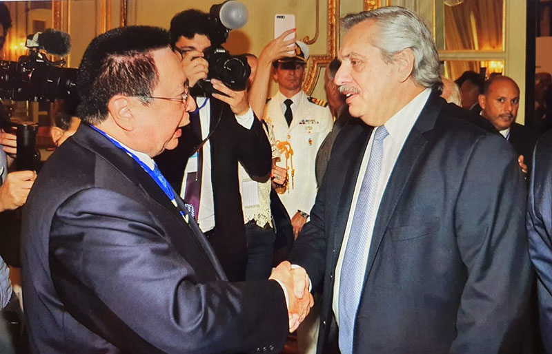 Embajador paraguayo participó del encuentro empresarial con el presidente Fernández