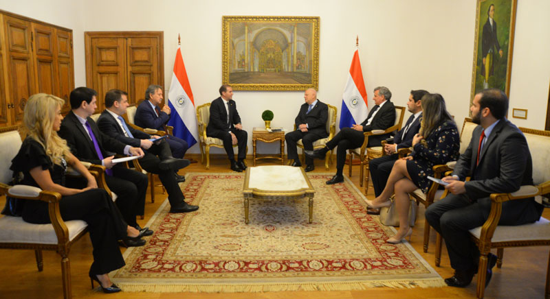 Canciller Nacional recibe al Presidente de la Corte Interamericana de Derechos Humanos con motivo de su visita académica al Paraguay