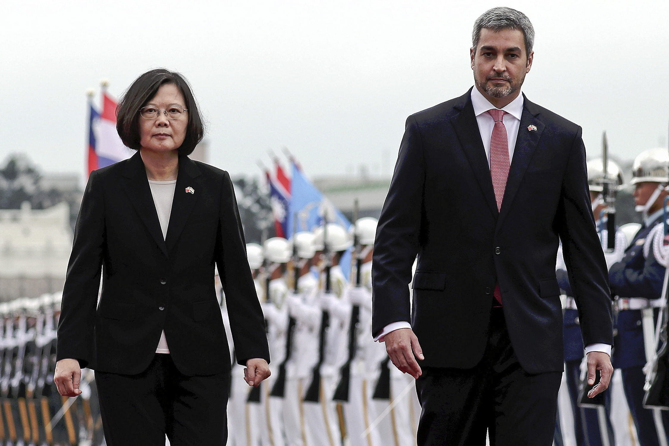  La Presidenta de Taiwán recibió con una cordial bienvenida la Visita de Estado del Presidente Mario Abdo Benítez