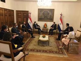 Canciller Acevedo recibió la visita del embajador de la República de China (Taiwán) en Paraguay
