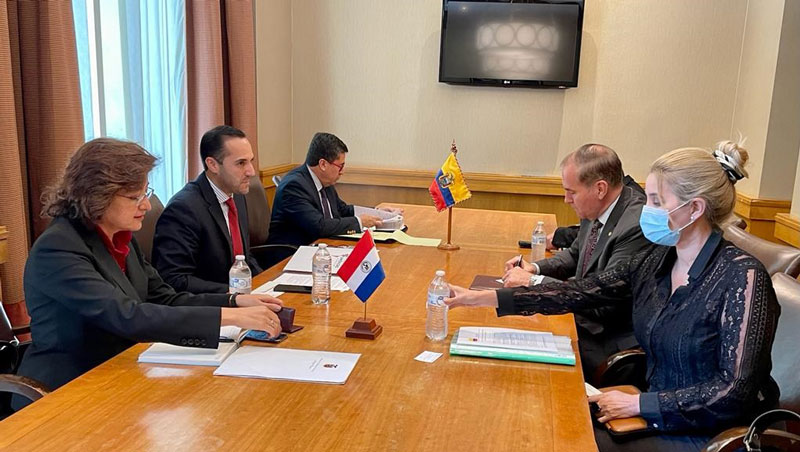 Paraguay y Ecuador coinciden en reactivar la economía, potenciar las relaciones comerciales y fortalecer Prosur