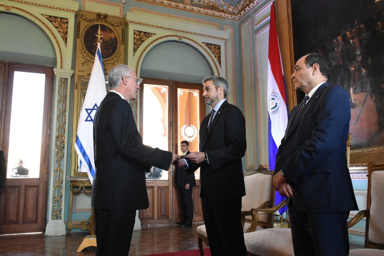 Israel acredita a su embajador en Paraguay y reactiva diálogo político y programas de cooperación