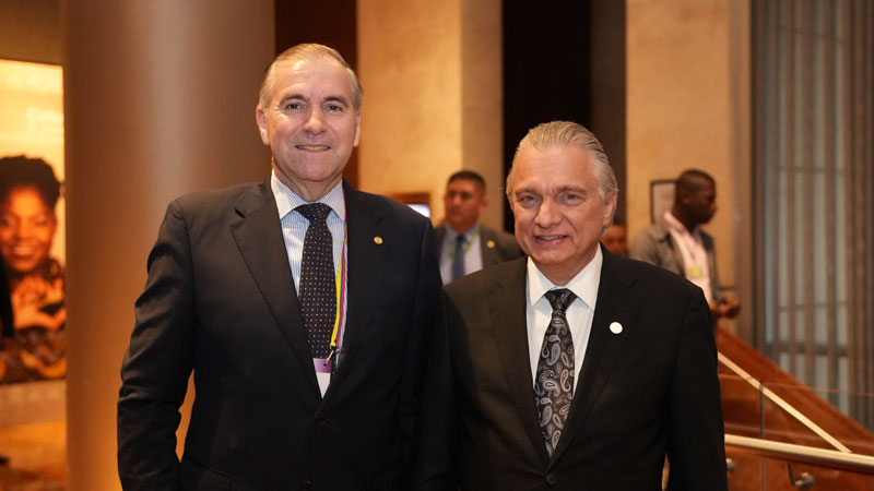 Encuentro bilateral entre el presidente Mario Abdo y el presidente electo de Colombia, Gustavo Petro