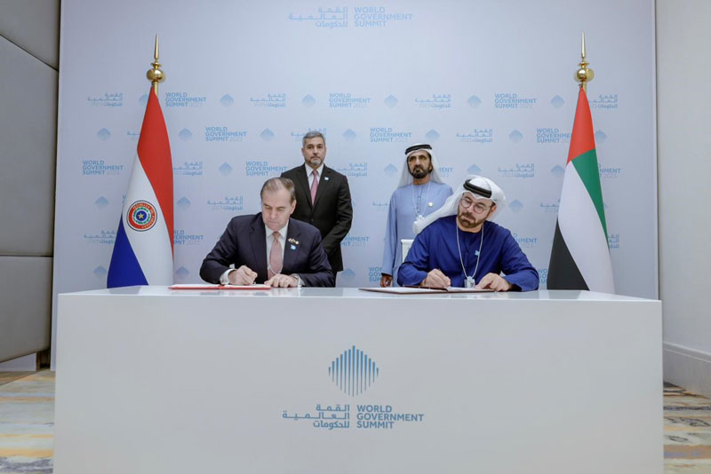 Paraguay y Emiratos Árabes Unidos suscriben instrumentos bilaterales