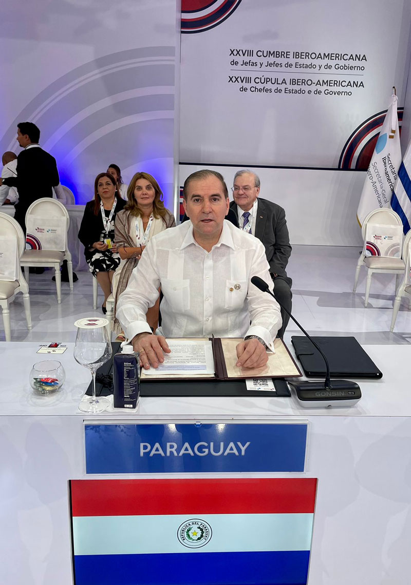 CumbreRD2023: Paraguay sostuvo que se debe replantear la estructura y los criterios de apoyo a los países de renta media