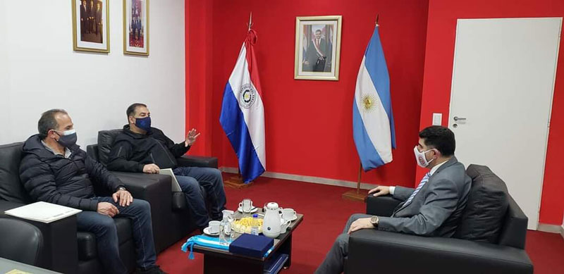 Consulado en Puerto Iguazú recibió la visita de altos jefes de la Policía Federal