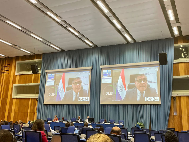 Paraguay presenta en Viena herramienta para detectar y mitigar posibles riesgos de corrupción