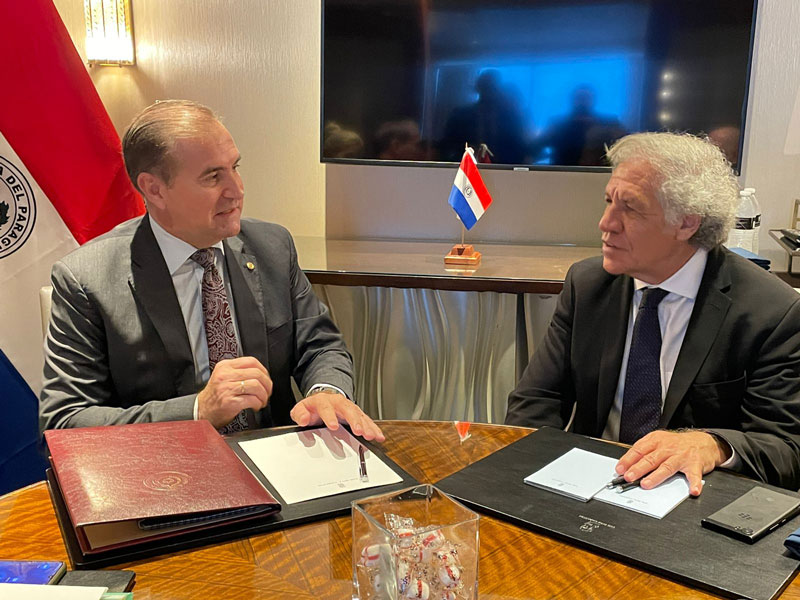 Canciller Arriola ratificó el firme apoyo de Paraguay a la labor de la OEA