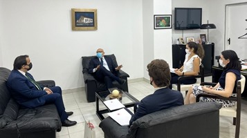 Viceministro de Relaciones Económicas e Integración recibió al embajador de la República de Turquía