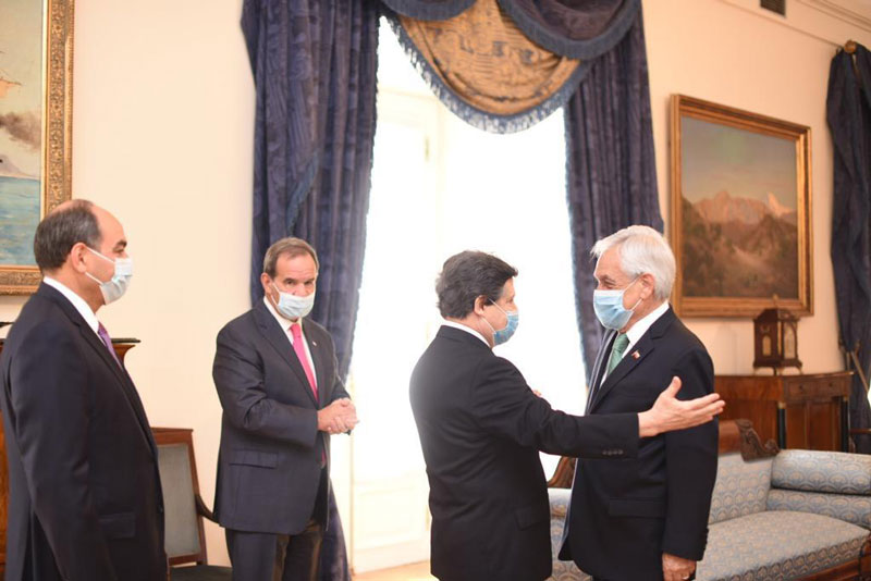 Piñera reiteró invitación a Abdo Benítez y destacó interés en el Corredor Bioceánico