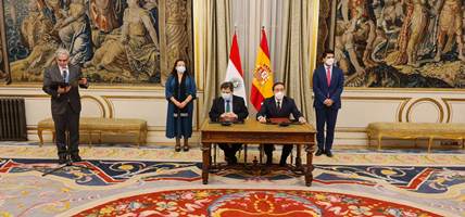 El Canciller Euclides Acevedo se reunió con el Ministro de Asuntos Exteriores del Reino de España, José Manuel Albares
