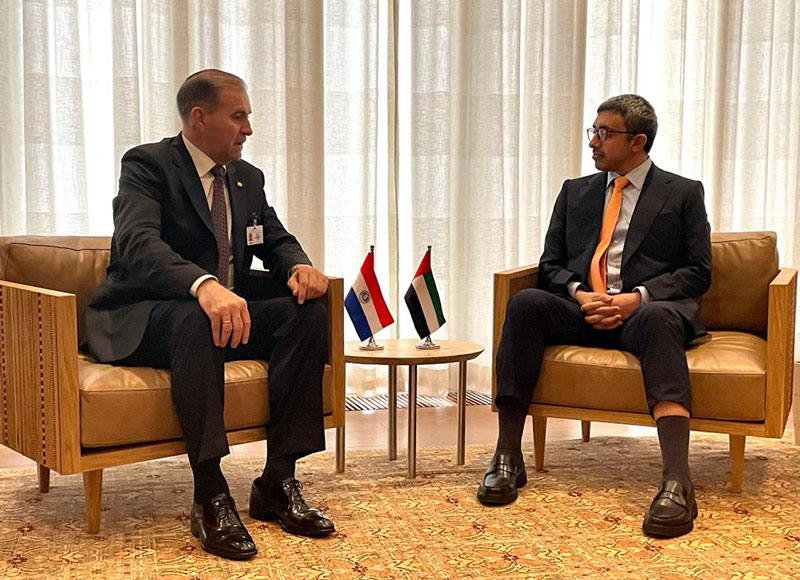 Cancilleres de Paraguay y Emiratos Árabes Unidos destacan fortalecimiento de las relaciones bilaterales