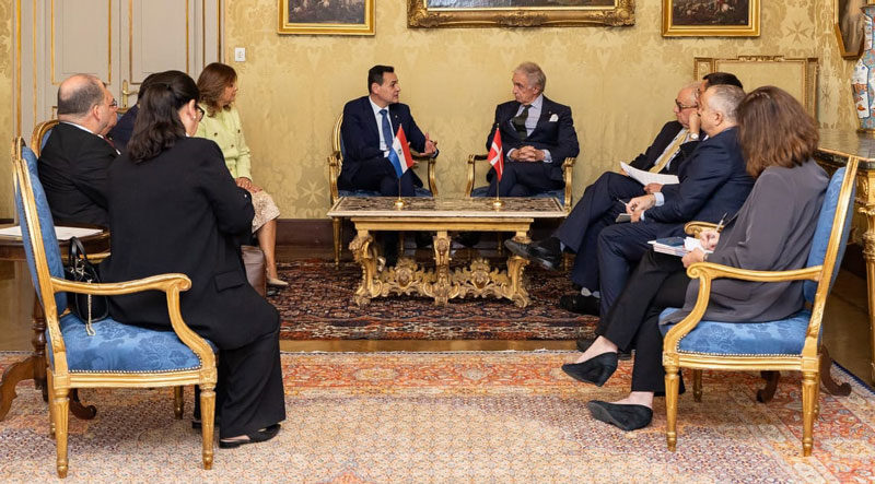 Ministro se reunió con gran canciller de la Soberana y Militar Orden de Malta