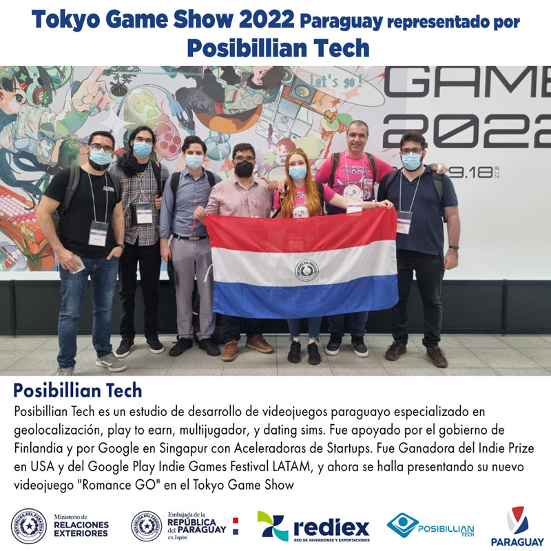 Videojuego  paraguayo “Posibillian Tech” participa en la expo “Tokyo Game Show 2022”
