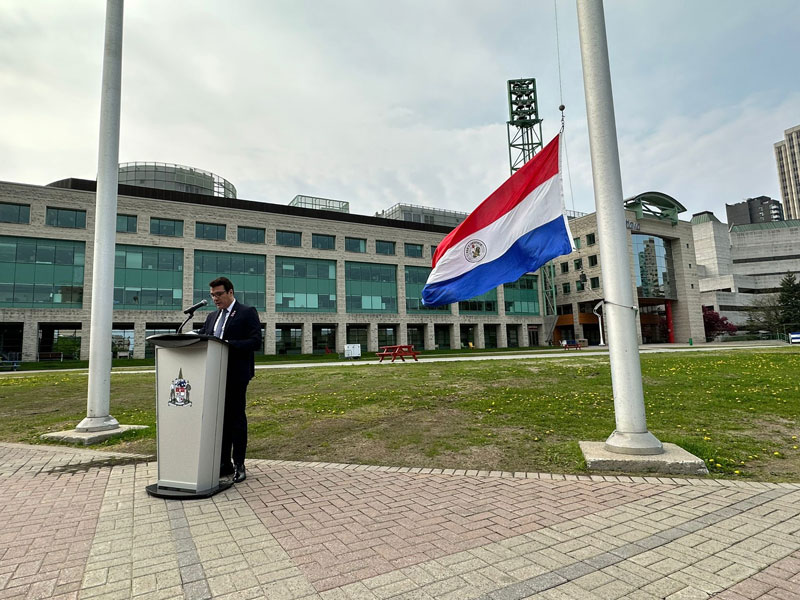 Embajada del Paraguay en Canadá conmemoró Fiestas Patrias con emotiva ceremonia