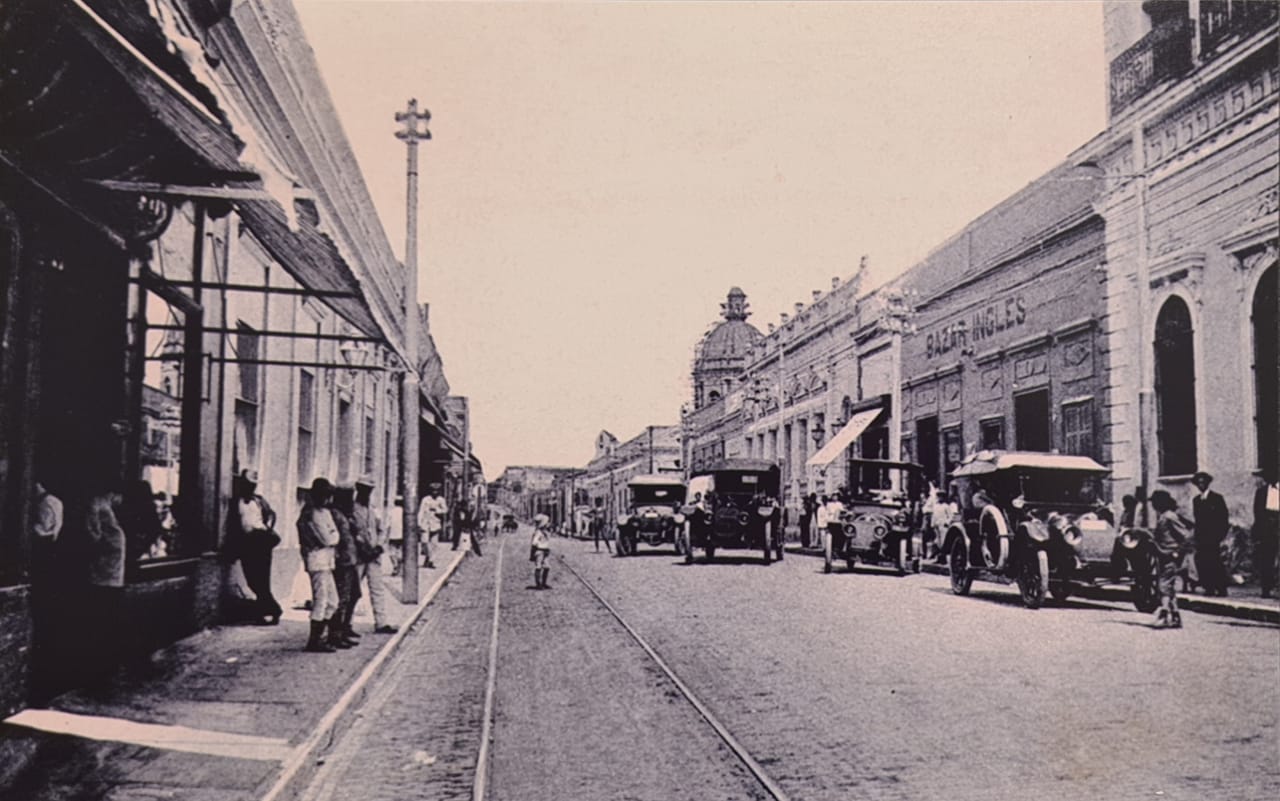 Vista de la calle Palma, años 1920