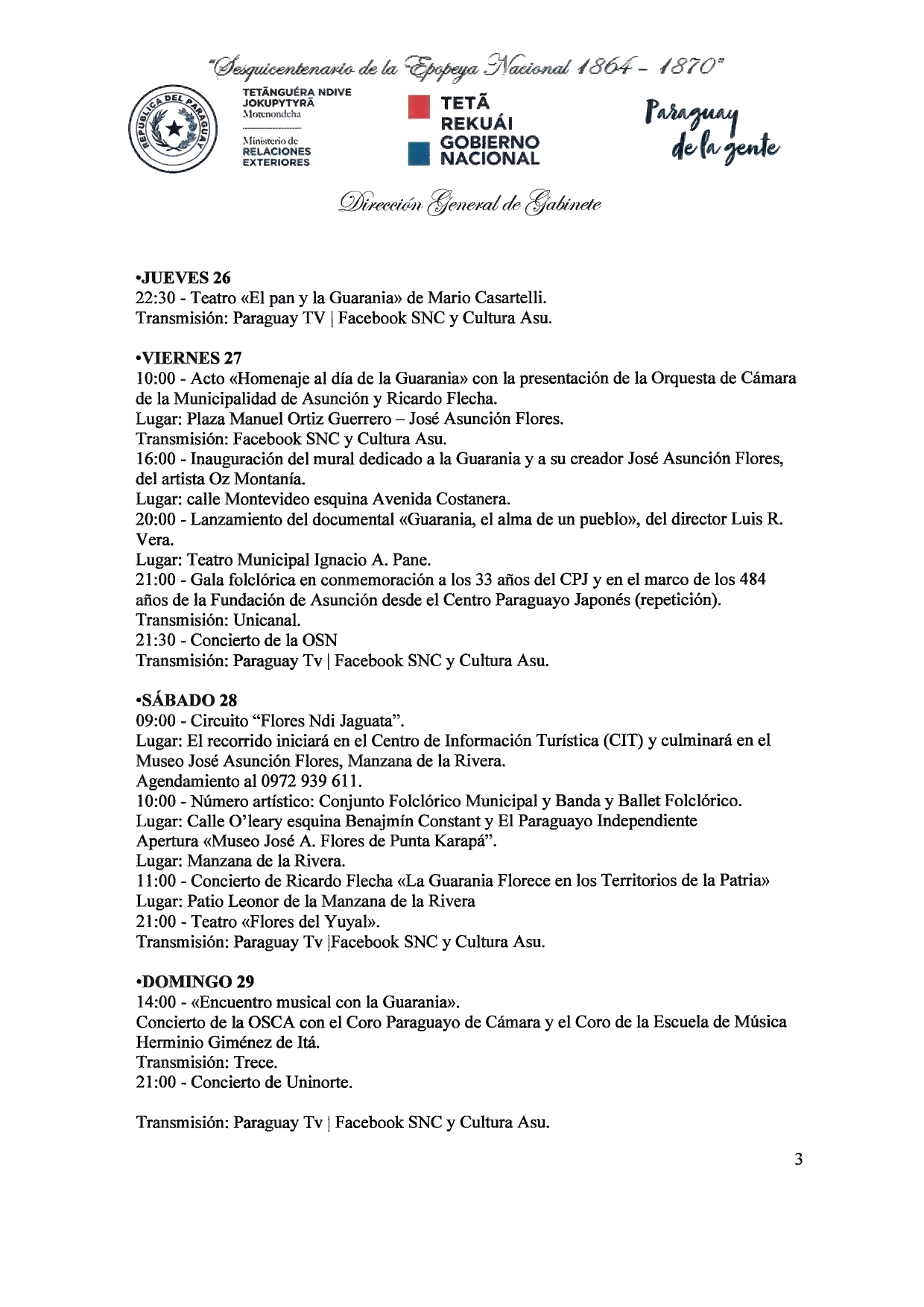 Semana de la guarania 2