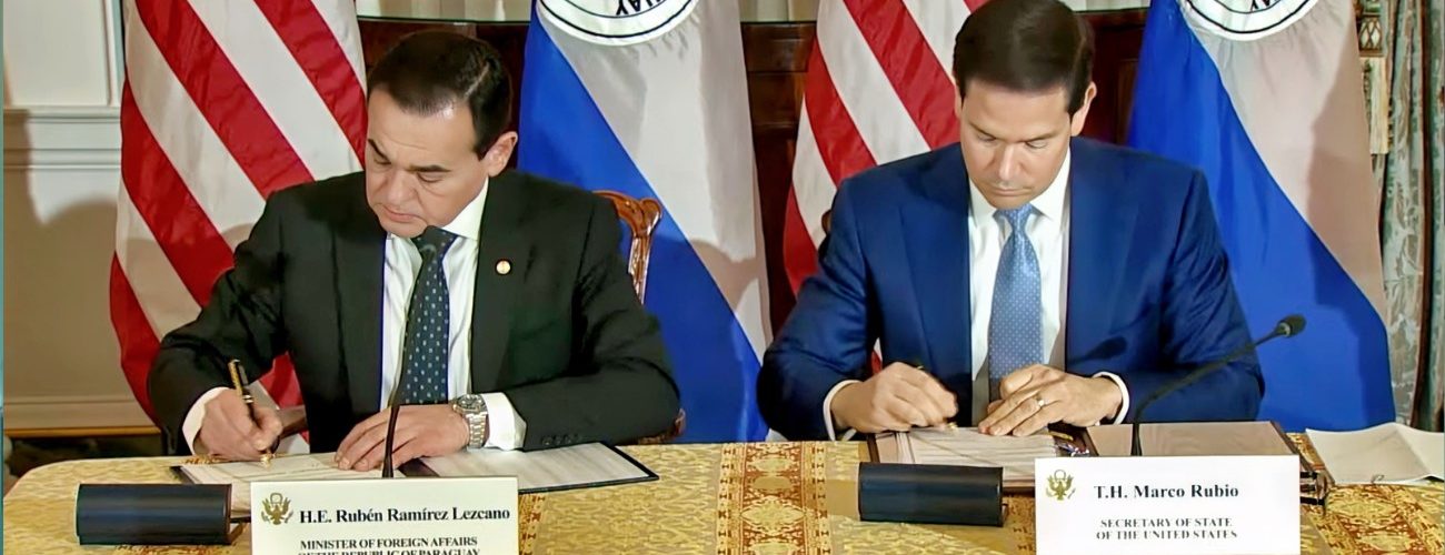 Paraguay y EE.UU. firman acuerdo de cooperación en seguridad