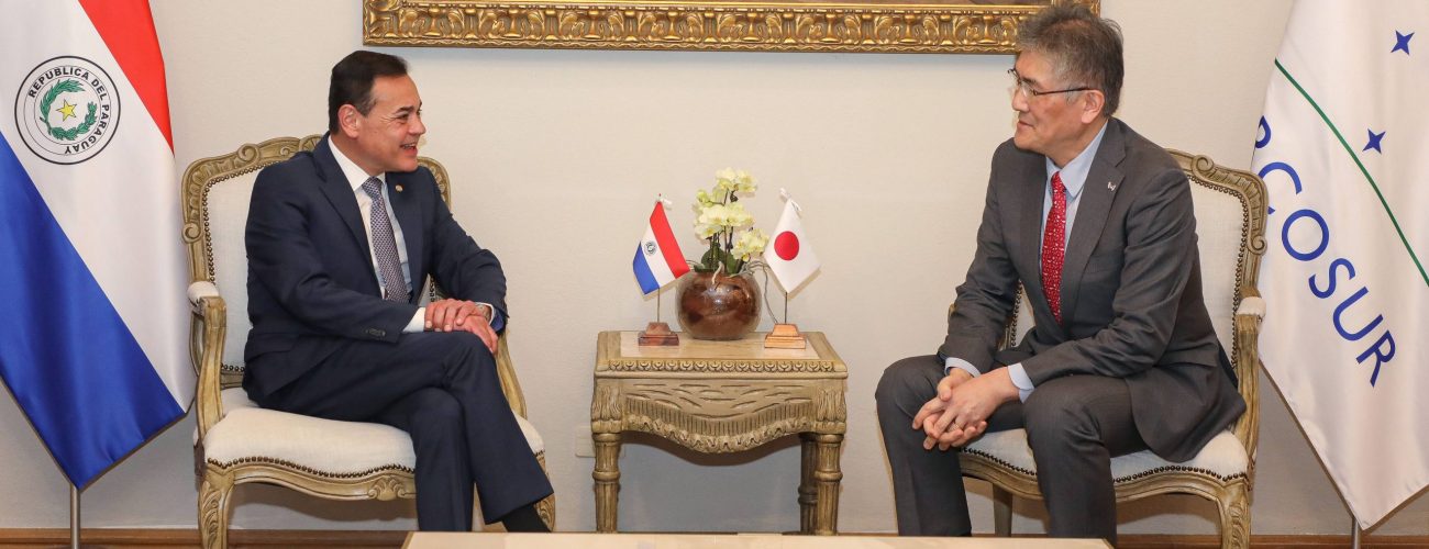 Canciller recibe a alto representante del Japón para América Latina y el Caribe