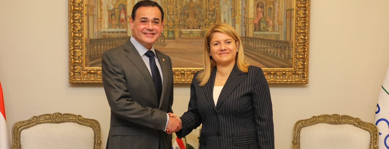 Canciller recibe a subsecretaria de Estado de Asuntos Exteriores de Italia