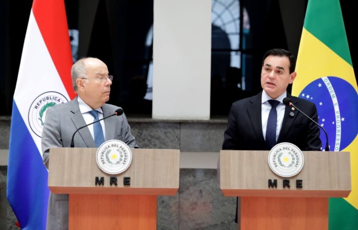 Cancilleres de Paraguay y Brasil