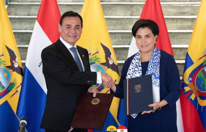 Cancilleres de Paraguay y Ecuador