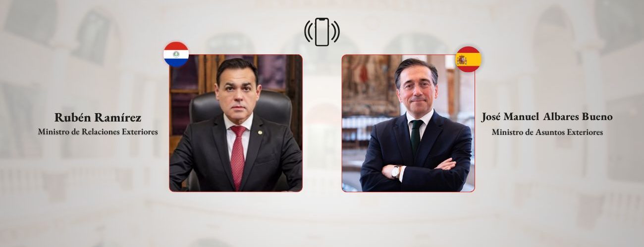 Llamada telefónica entre los ministros de Paraguay y España