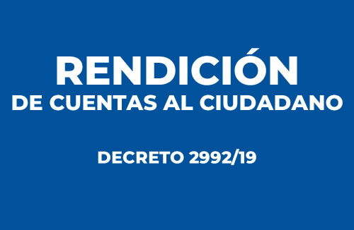 Rendición de Cuentas al Ciudadano